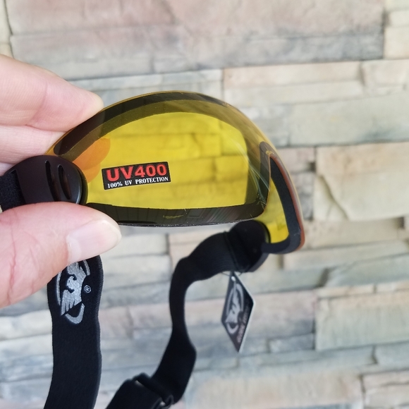 Yellow Motorcycle outdoor Skydive Cycling Goggles - Picture 5 of 10